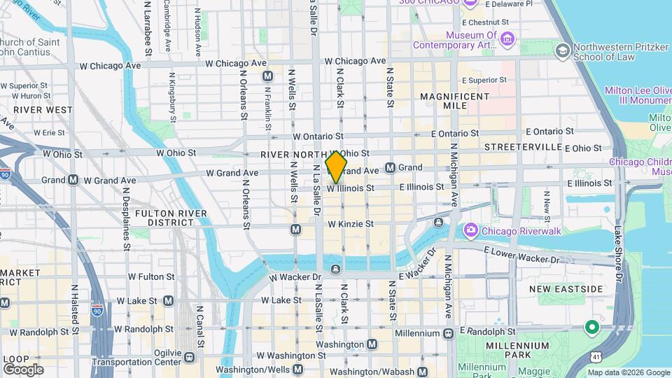 129 W Illinois St, Unit 821 Mapa y Detalles de la Ubicación