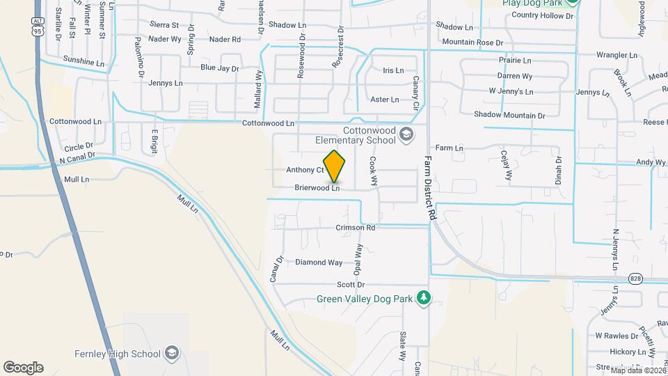 1019 Brierwood Ln Map and Location Details