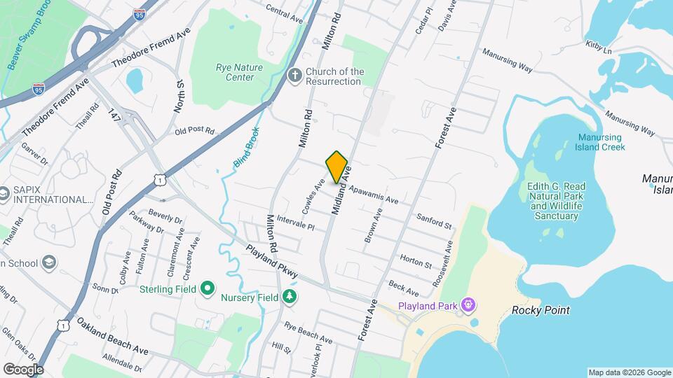 66 Apawamis Ave Map and Location Details