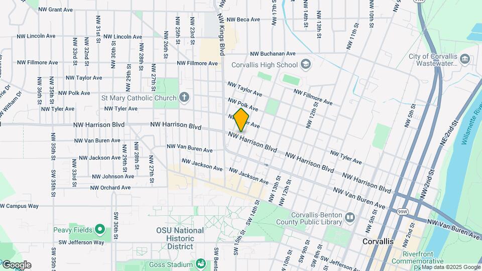 1717 NW Harrison Blvd Map and Location Details