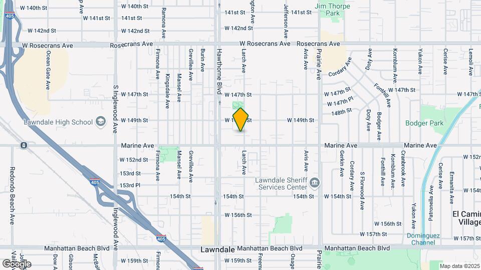 15003 Larch Ave Mapa y Detalles de la Ubicación