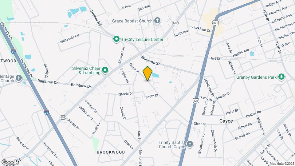 940 Glenn St Map and Location Details