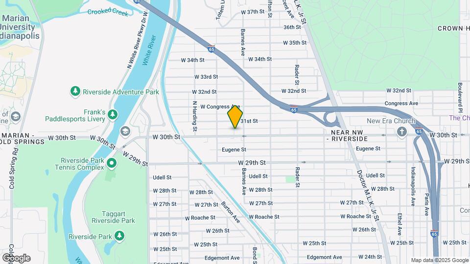 1218 W 30th St Map and Location Details