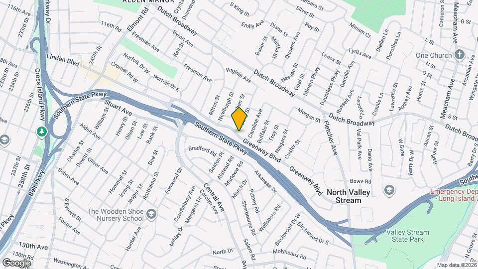 114 Greenway Blvd Map and Location Details