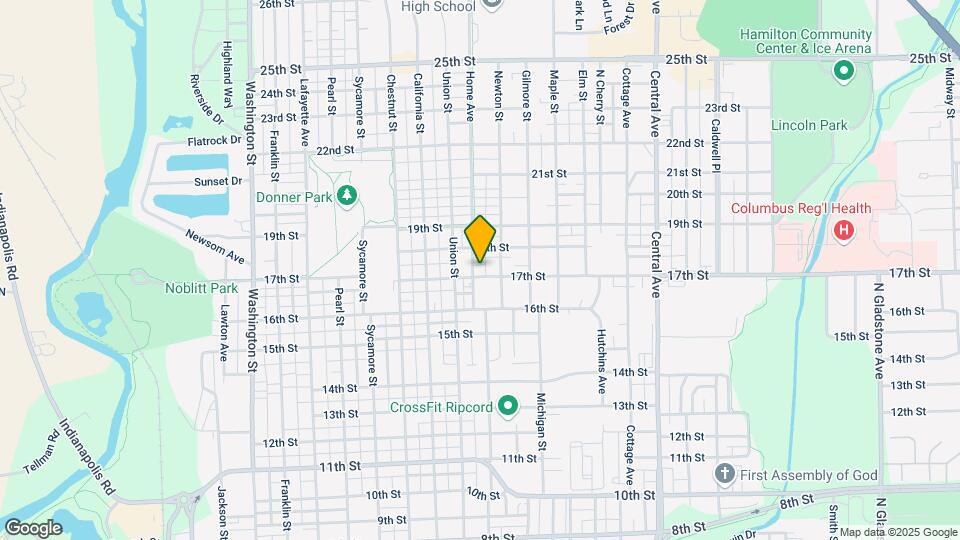 1703 Home Ave Map and Location Details
