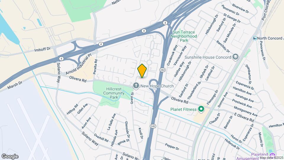 2161 Northwood Cir, Unit A Map and Location Details