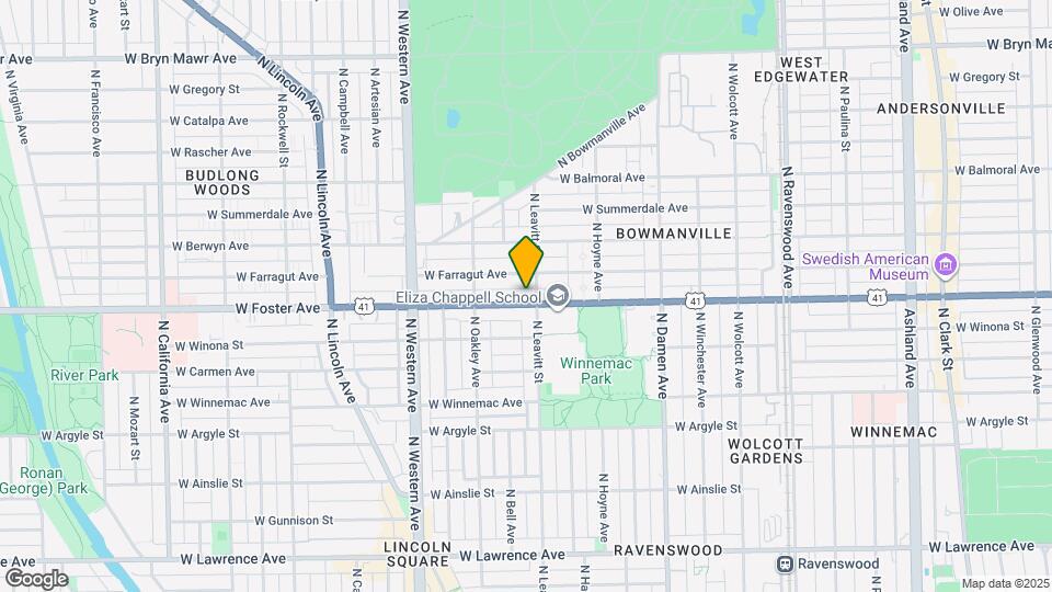 2208 W Foster Ave, Unit 2206-GDN Mapa y Detalles de la Ubicación