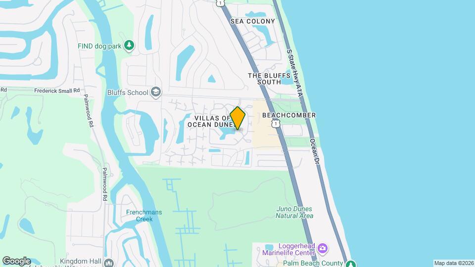 622 Ocean Dunes Cir Map and Location Details
