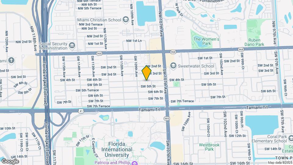 10832 SW 4th St Mapa y Detalles de la Ubicación