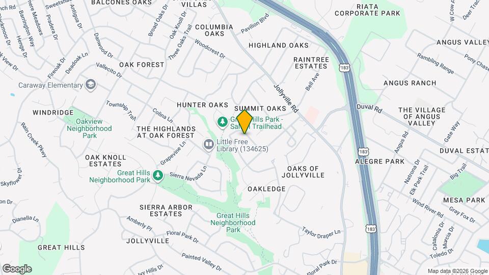 5813 Miramonte Dr Mapa y Detalles de la Ubicación