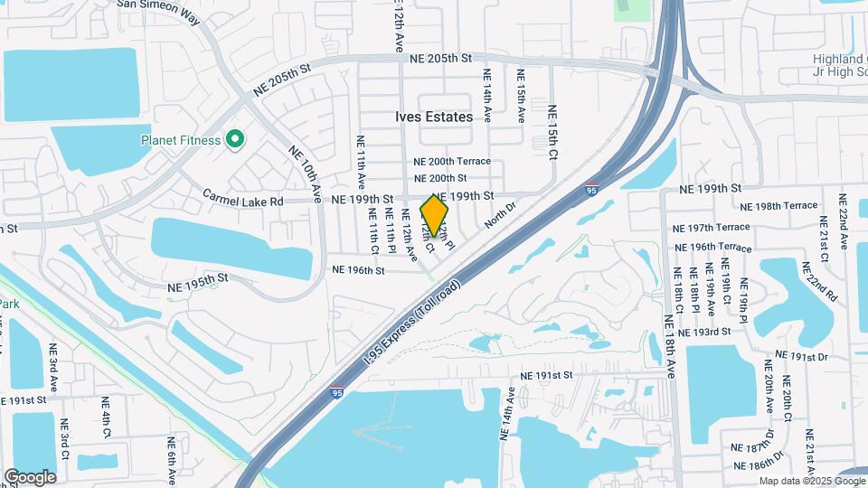 19631 NE 12th Ct Map and Location Details