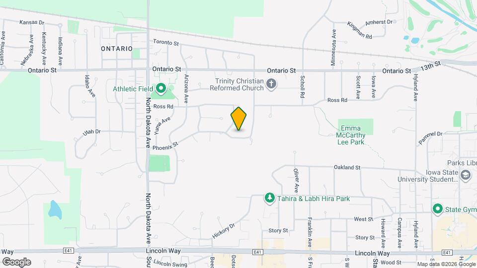 3827 Phoenix St Map and Location Details