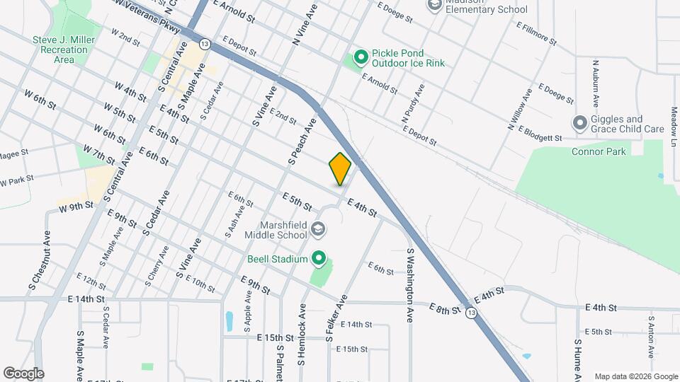 310 S Palmetto Ave Mapa y Detalles de la Ubicación