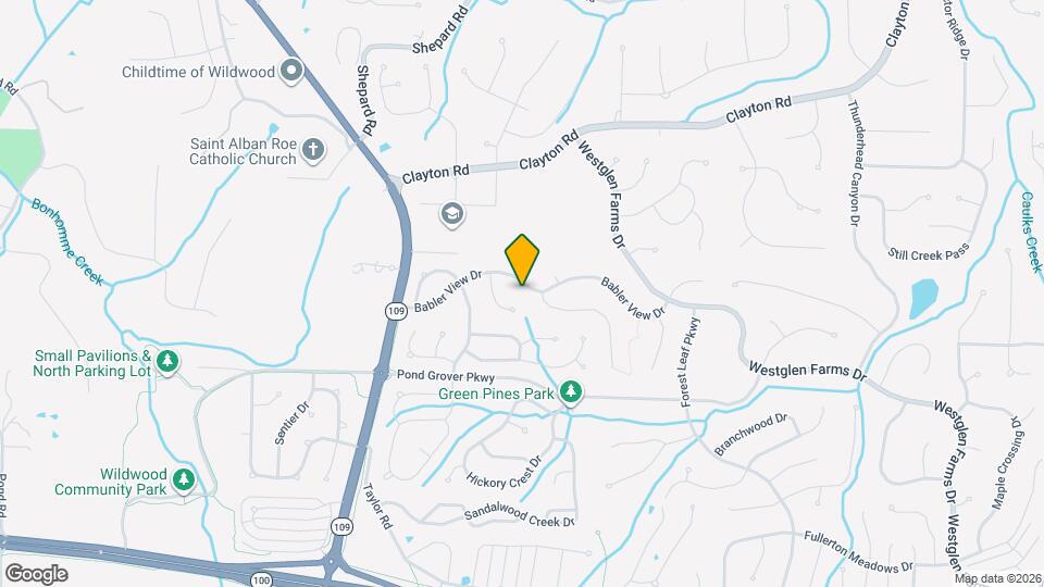 16808 Babler View Dr Map and Location Details