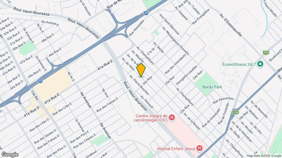 2615 De Vitré Av Map and Location Details