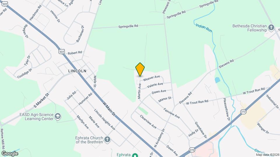 1334 Martin Ave Mapa y Detalles de la Ubicación