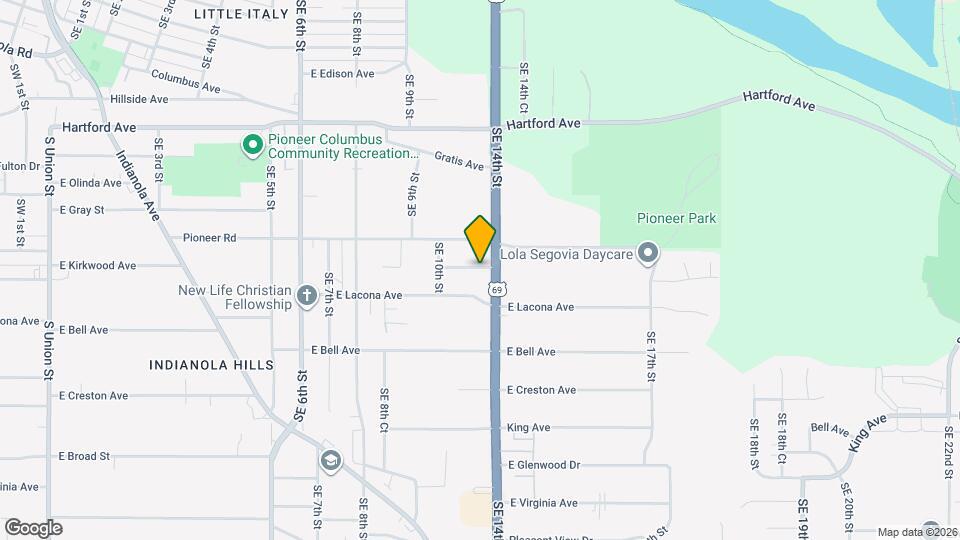 1305 E Kirkwood Ave Map and Location Details