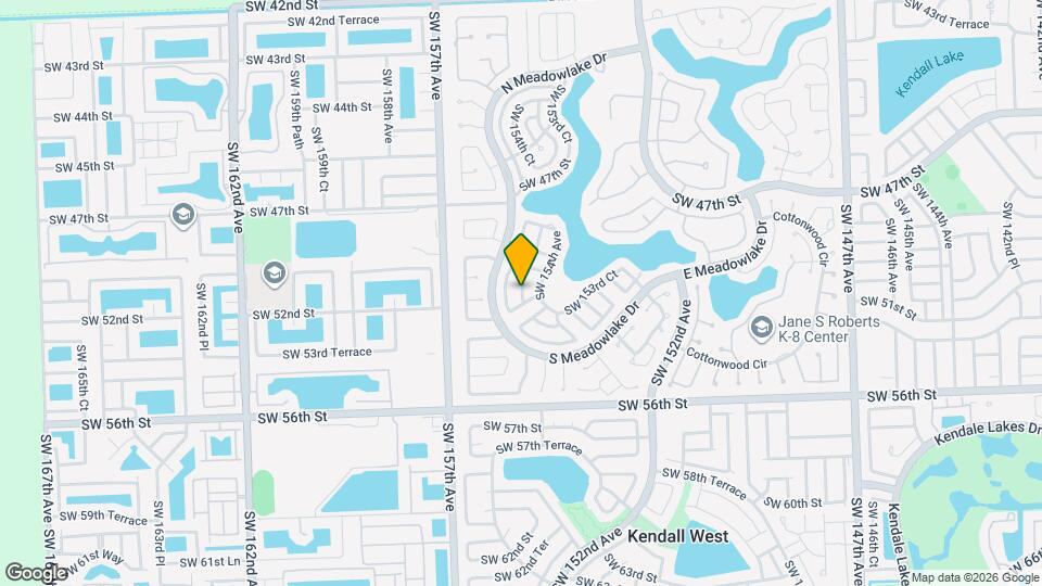 5030 SW 154th Ct Map and Location Details