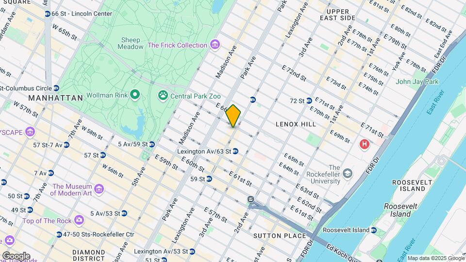 860 Lexington Ave Map and Location Details