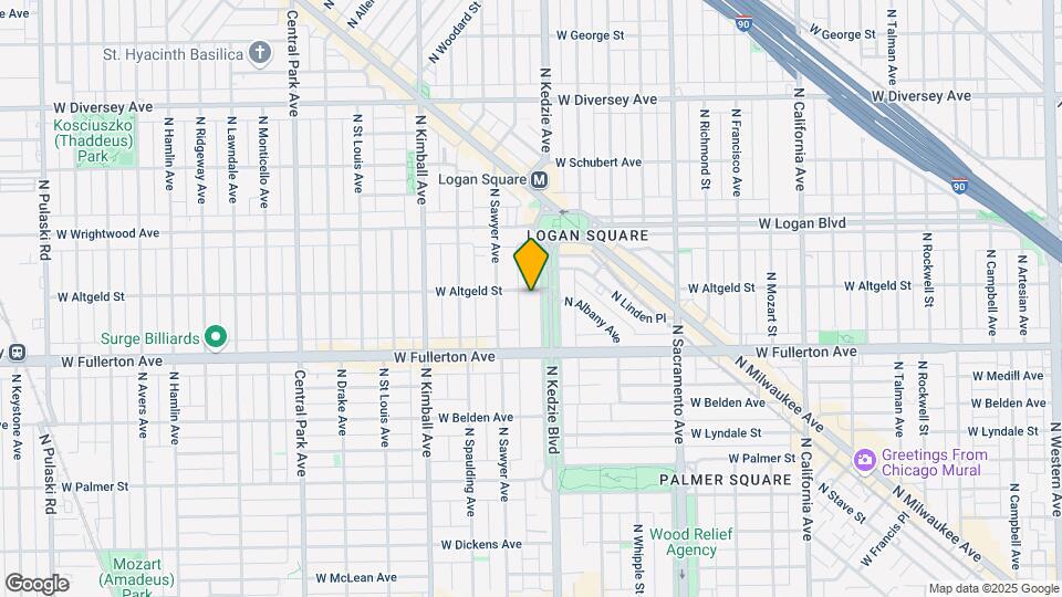 2450 N Kedzie Blvd Map and Location Details