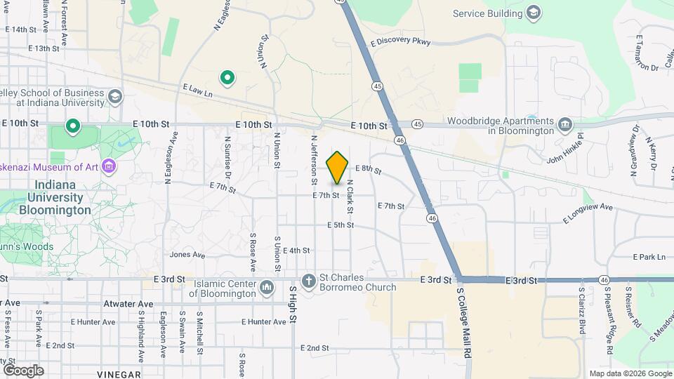 306 N Roosevelt St Map and Location Details