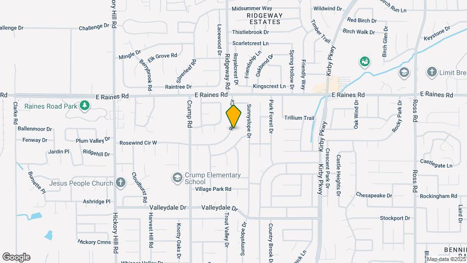 4216 Rosewind Cir Map and Location Details