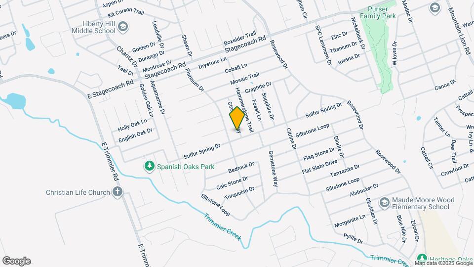 4911 Cinnabar Way Map and Location Details