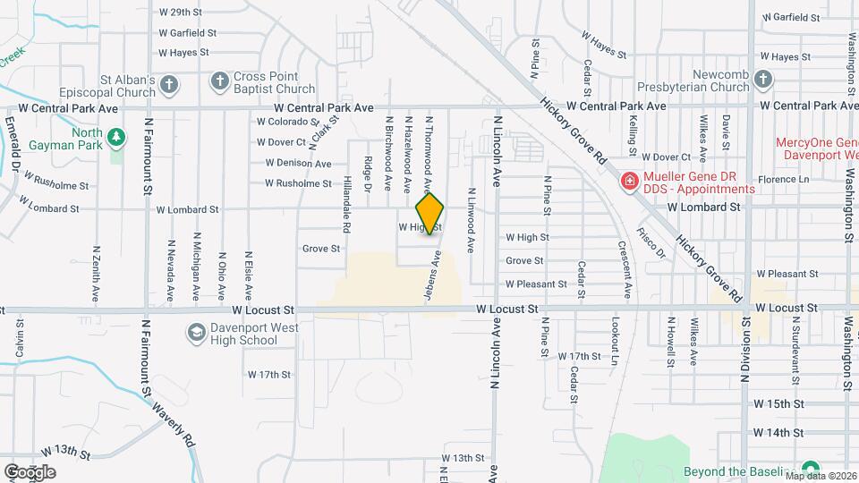 2710 Grove St Mapa y Detalles de la Ubicación