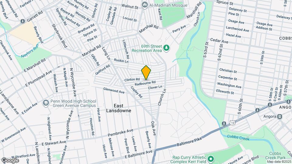 7101 Radbourne Rd Map and Location Details