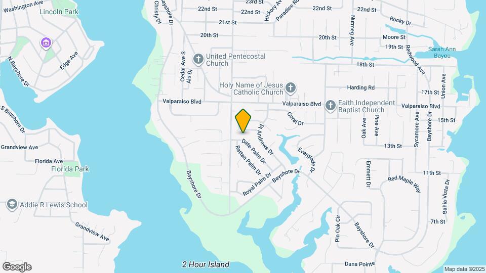 1607 Date Palm Dr Map and Location Details