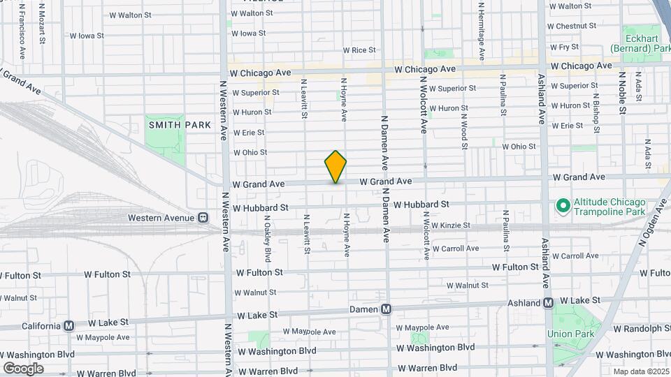 2113 W Grand Ave Map and Location Details