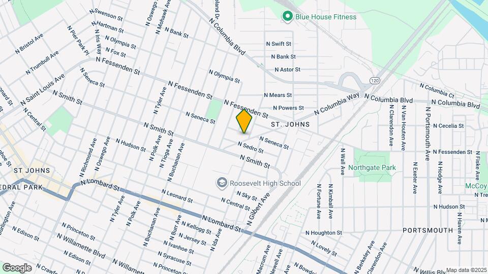 7007 N Columbia Way Map and Location Details