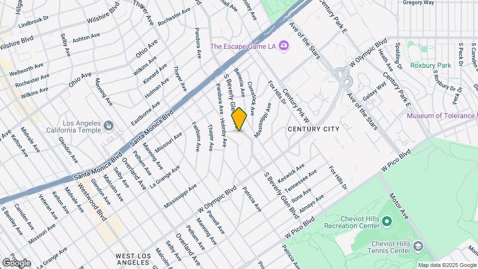 2015 S Beverly Glen Blvd Map and Location Details