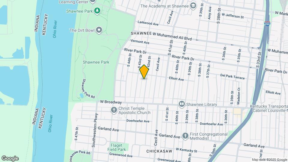 660 S 42nd St Map and Location Details