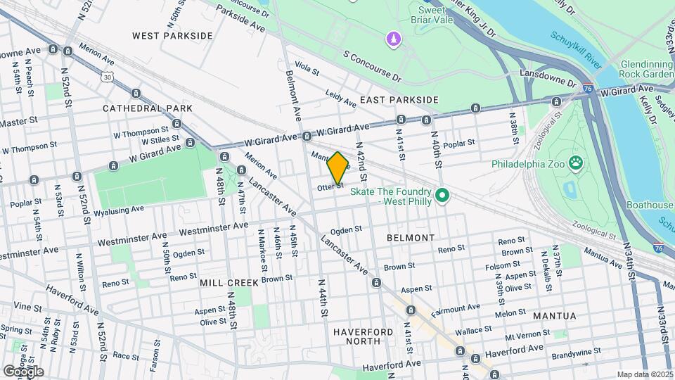 929 N 43rd St Map and Location Details