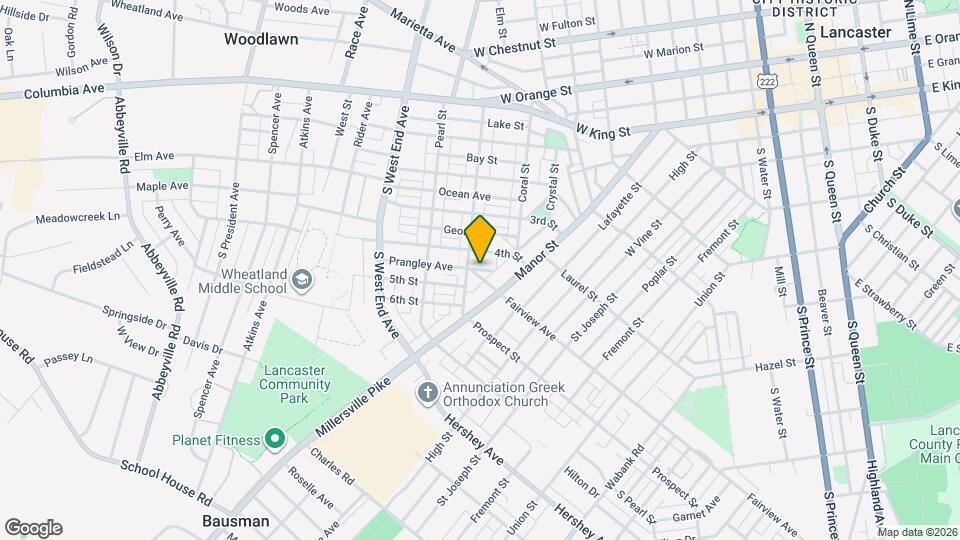 637 Prangley Ave Map and Location Details