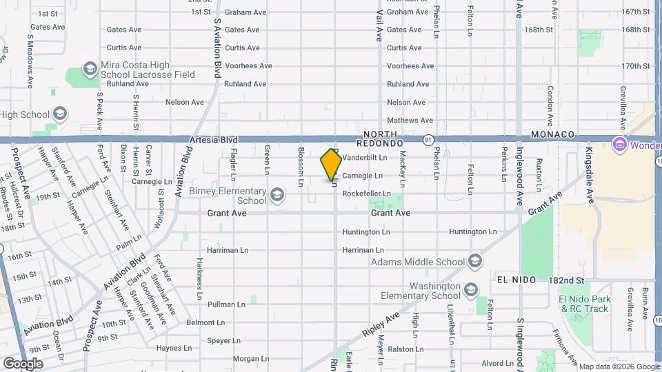 1703 Rindge Ln Map and Location Details