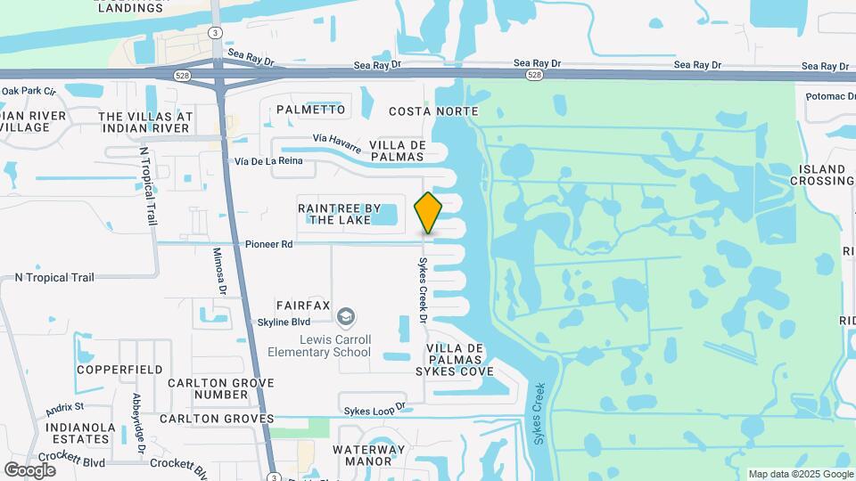 2330 Sykes Creek Dr Map and Location Details