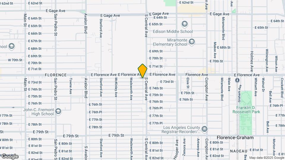 1015 E 73rd St Mapa y Detalles de la Ubicación