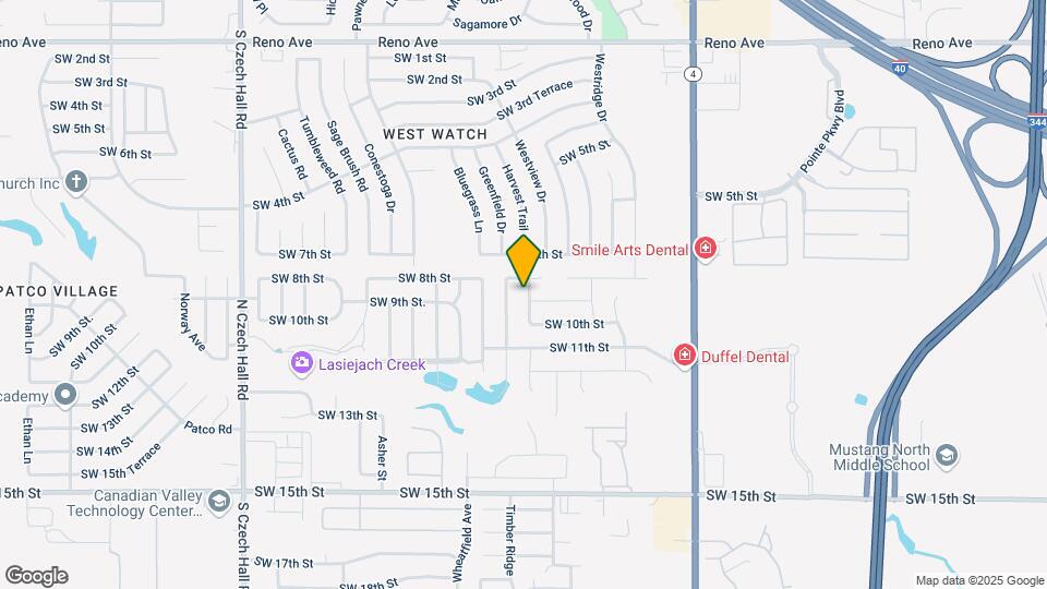 909 Harvest Dr Map and Location Details