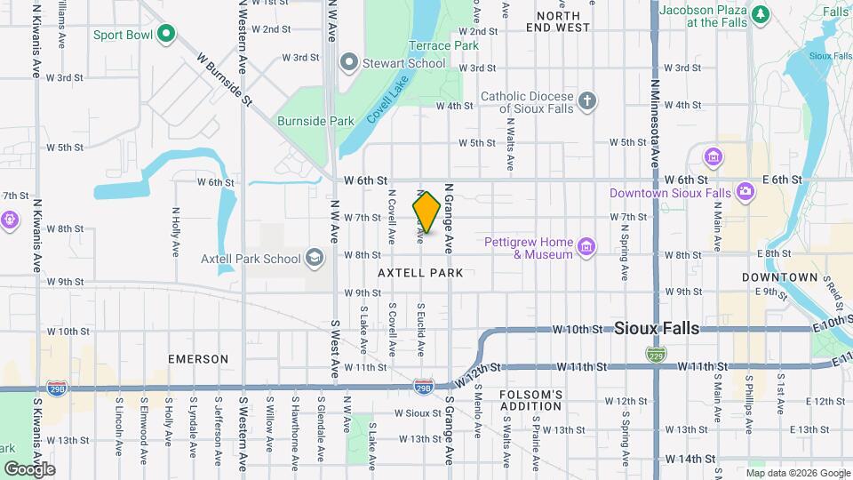 212 N Euclid Ave Mapa y Detalles de la Ubicación