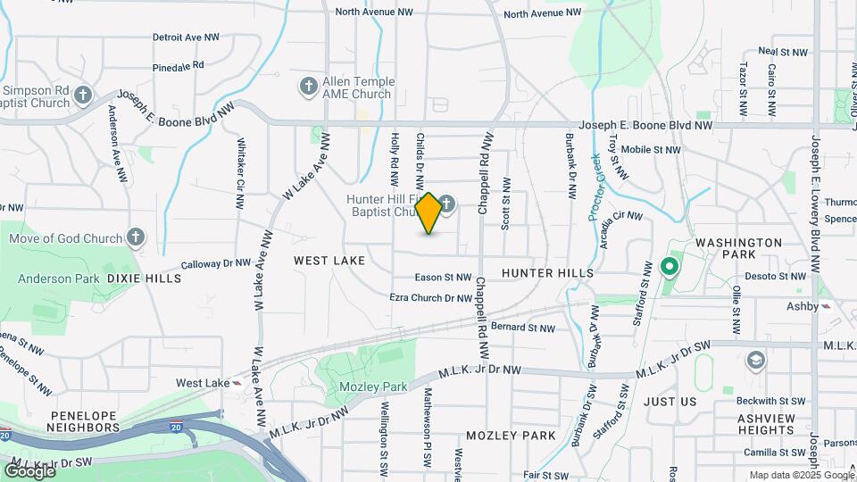 1470 Norris Pl NW Map and Location Details