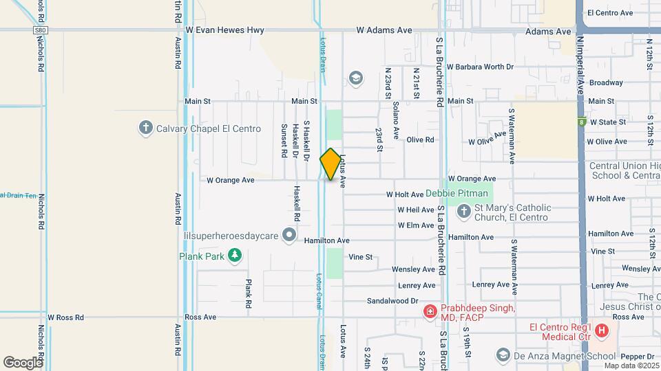 2571 W Orange Ave Map and Location Details