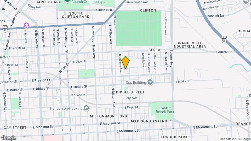 2618 Grogan Ave Map and Location Details