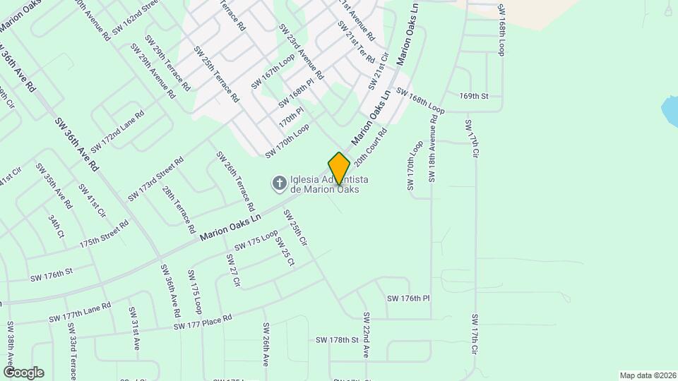 17259 SW 20th Ct Rd Map and Location Details