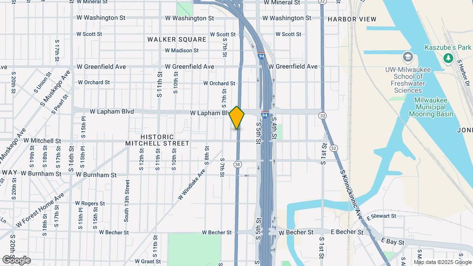1663 S 6th St Map and Location Details