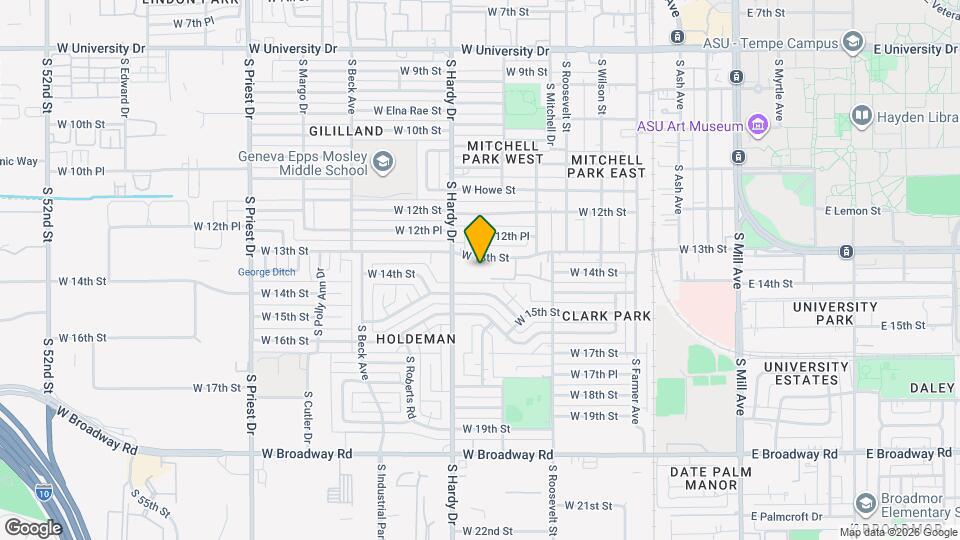 812 W 14th St Map and Location Details