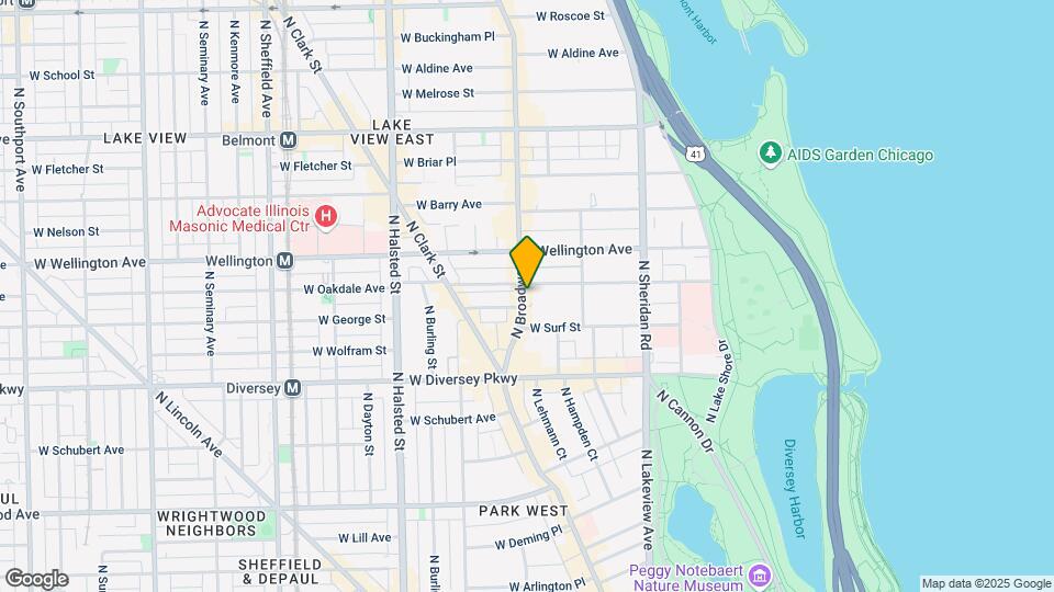 553 W Oakdale Mapa y Detalles de la Ubicación