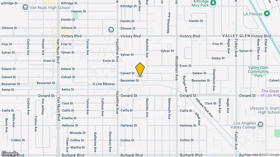 13931 Bessemer St Mapa y Detalles de la Ubicación