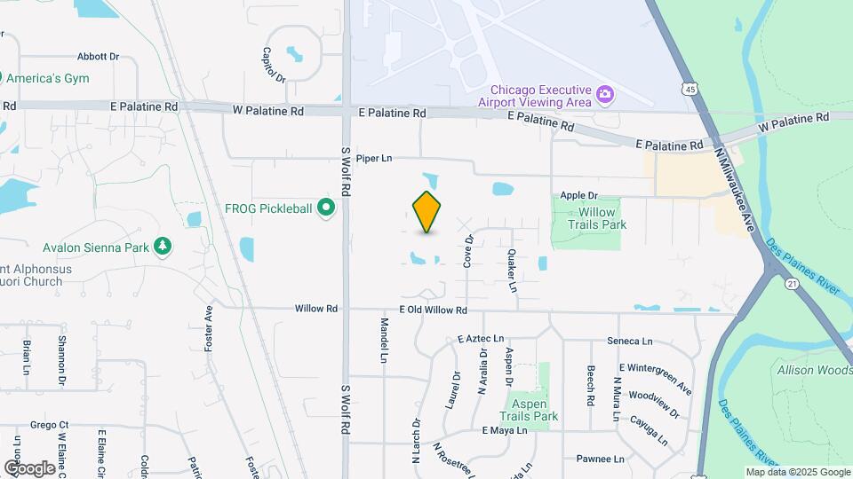 16 E Old Willow Rd, Unit 404s Map and Location Details
